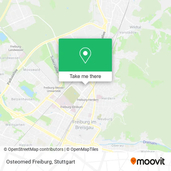 Карта Osteomed Freiburg