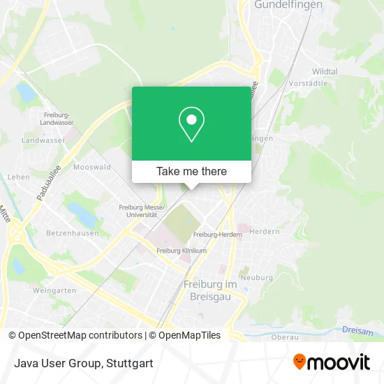 Карта Java User Group
