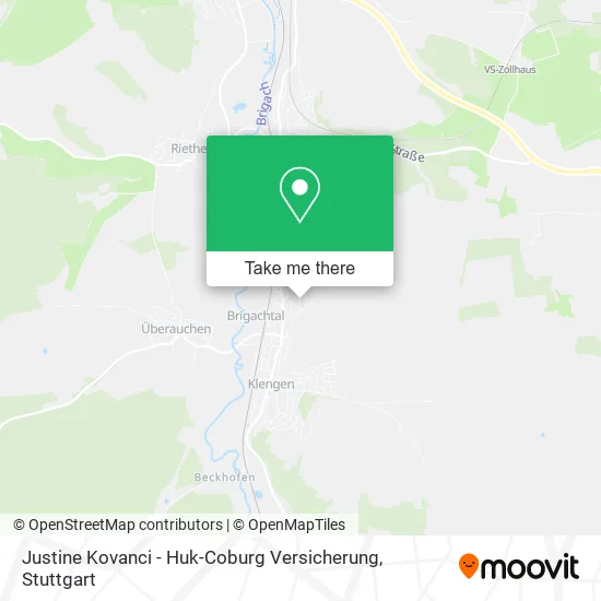 Карта Justine Kovanci - Huk-Coburg Versicherung