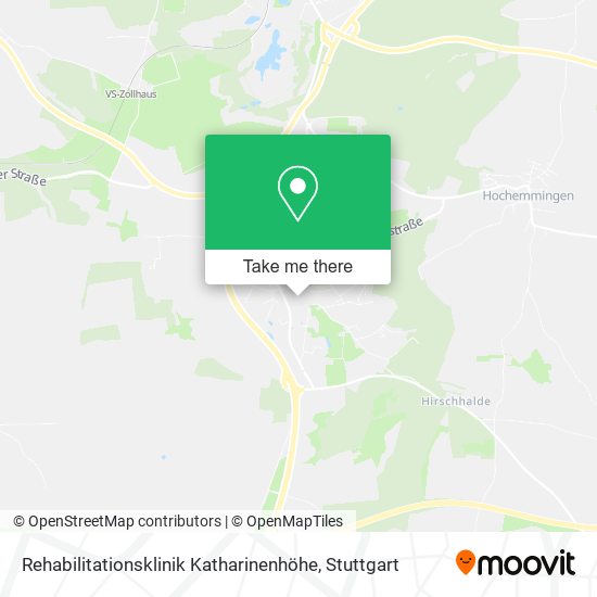 Rehabilitationsklinik Katharinenhöhe map