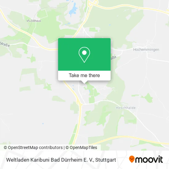Карта Weltladen Karibuni Bad Dürrheim E. V.