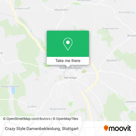 Карта Crazy Style Damenbekleidung
