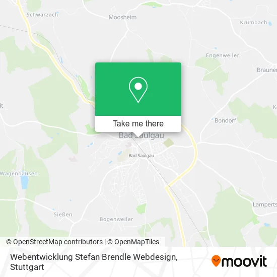 Карта Webentwicklung Stefan Brendle Webdesign