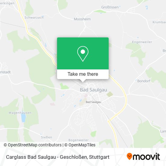 Карта Carglass Bad Saulgau - Geschloßen