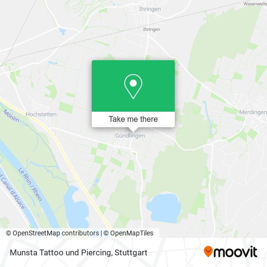 Munsta Tattoo und Piercing map