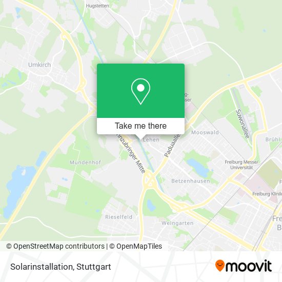 Solarinstallation map