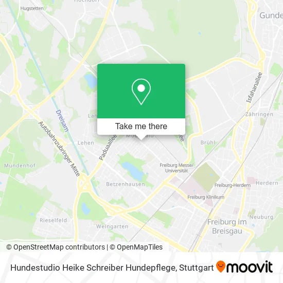 Карта Hundestudio Heike Schreiber Hundepflege