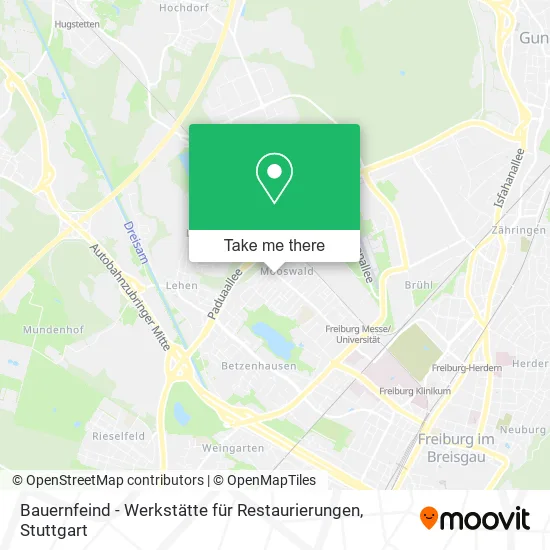 Карта Bauernfeind - Werkstätte für Restaurierungen