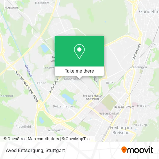 Карта Aved Entsorgung