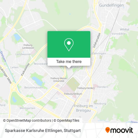 Sparkasse Karlsruhe Ettlingen map