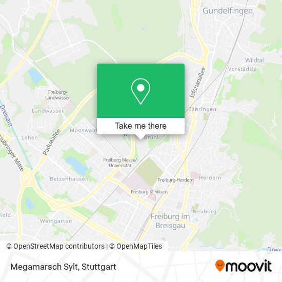 Карта Megamarsch Sylt