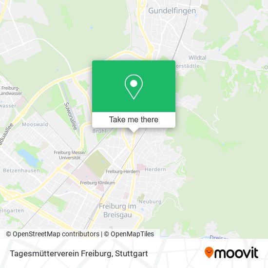 Tagesmütterverein Freiburg map