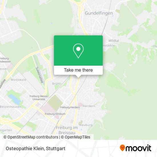Карта Osteopathie Klein