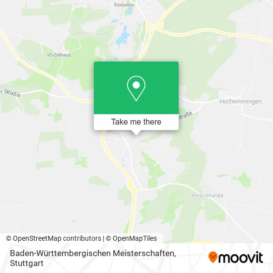 Карта Baden-Württembergischen Meisterschaften