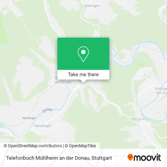 Карта Telefonbuch Mühlheim an der Donau