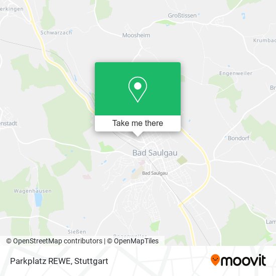 Parkplatz REWE map