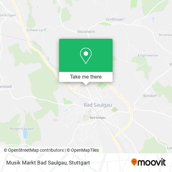 Musik Markt Bad Saulgau map
