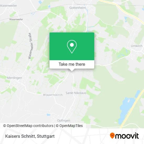 Карта Kaisers Schnitt