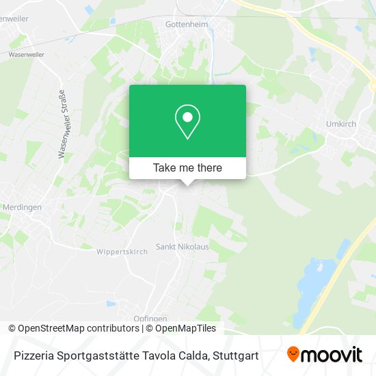 Карта Pizzeria Sportgaststätte Tavola Calda