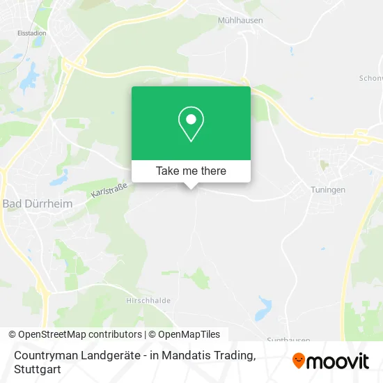 Карта Countryman Landgeräte - in Mandatis Trading