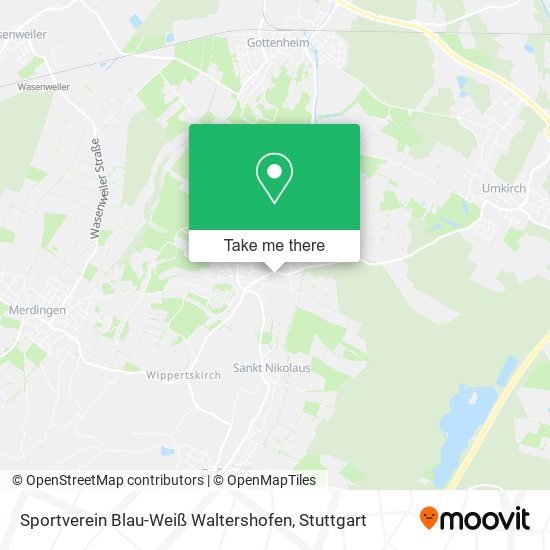 Sportverein Blau-Weiß Waltershofen map