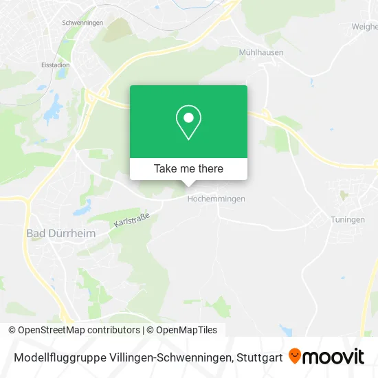 Карта Modellfluggruppe Villingen-Schwenningen