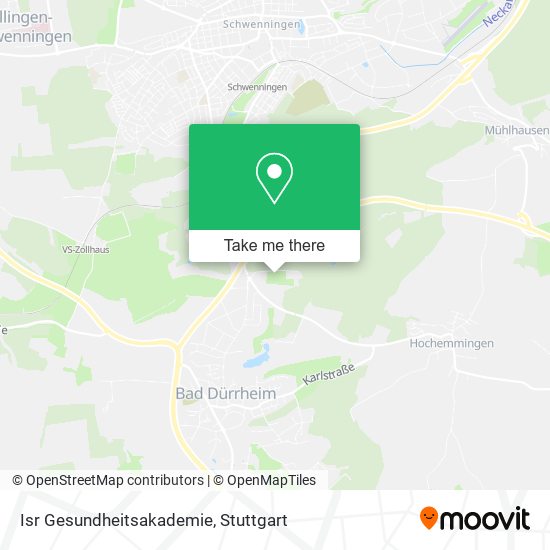 Isr Gesundheitsakademie map