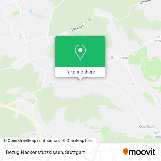 Bezug Nackenstützkissen map