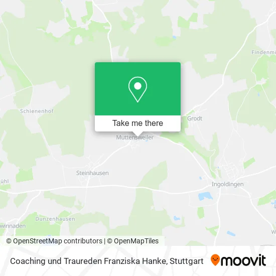 Карта Coaching und Traureden Franziska Hanke
