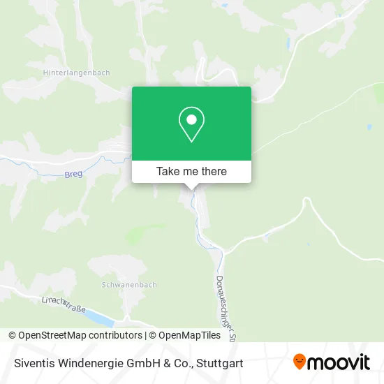 Карта Siventis Windenergie GmbH & Co.