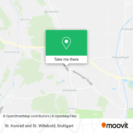Карта St. Konrad und St. Willebold