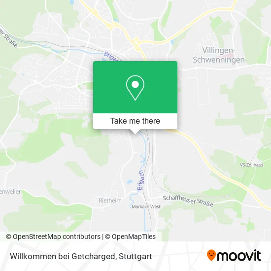 Карта Willkommen bei Getcharged