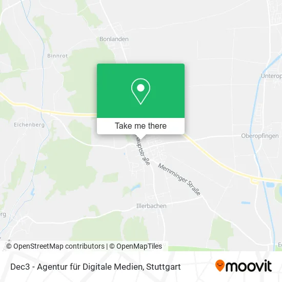 Карта Dec3 - Agentur für Digitale Medien
