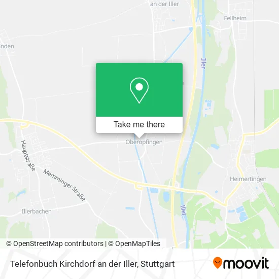 Карта Telefonbuch Kirchdorf an der Iller