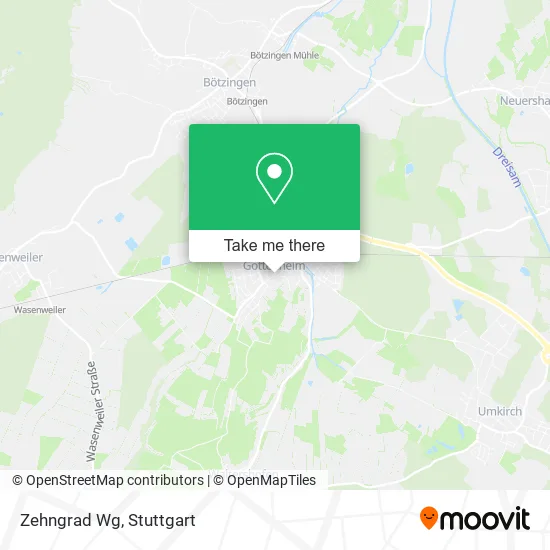 Карта Zehngrad Wg