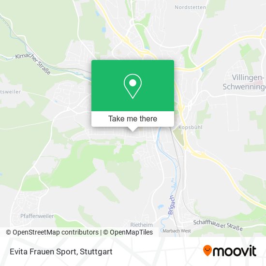 Evita Frauen Sport map