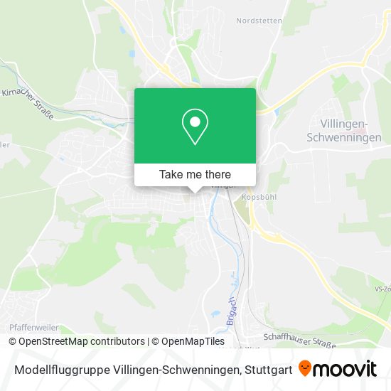 Карта Modellfluggruppe Villingen-Schwenningen