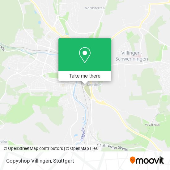 Карта Copyshop Villingen