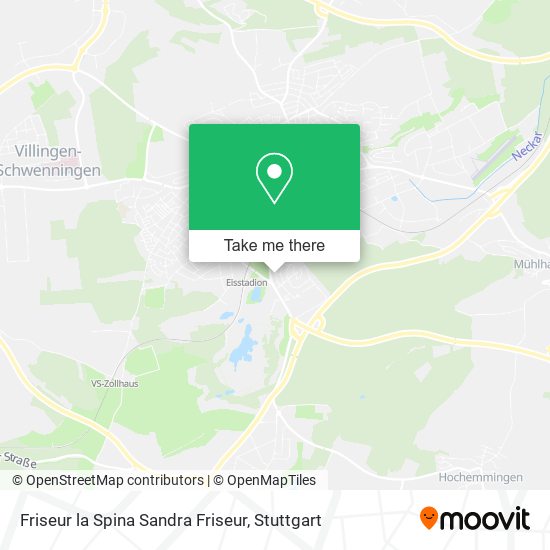Friseur la Spina Sandra Friseur map