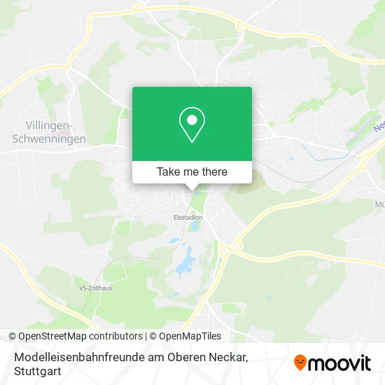 Карта Modelleisenbahnfreunde am Oberen Neckar