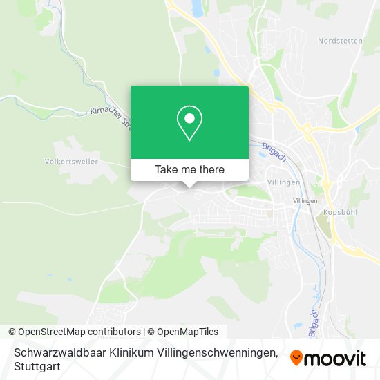 Schwarzwaldbaar Klinikum Villingenschwenningen map