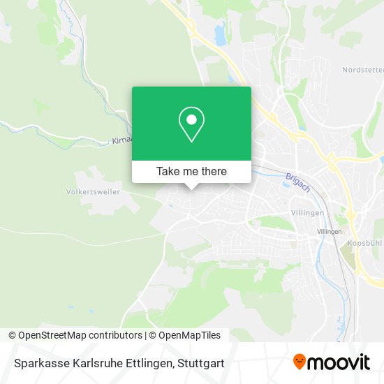 Sparkasse Karlsruhe Ettlingen map