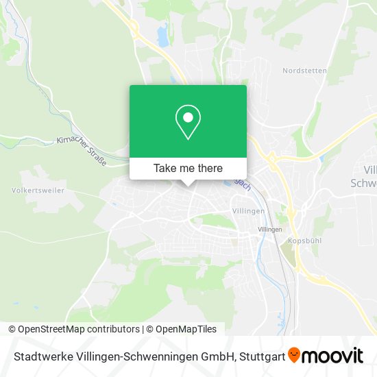 Карта Stadtwerke Villingen-Schwenningen GmbH