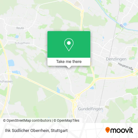 Карта Ihk Südlicher Oberrhein