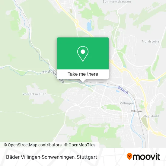 Карта Bäder Villingen-Schwenningen