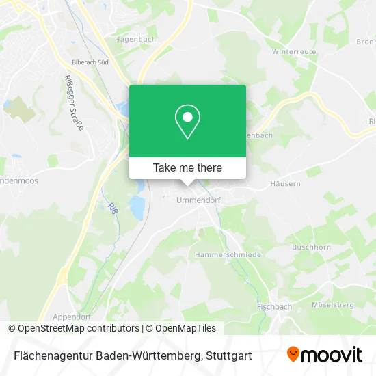 Карта Flächenagentur Baden-Württemberg