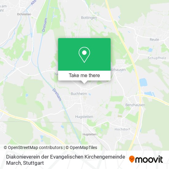 Карта Diakonieverein der Evangelischen Kirchengemeinde March