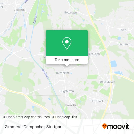 Zimmerei Gerspacher map