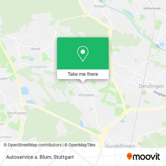 Карта Autoservice a. Blum