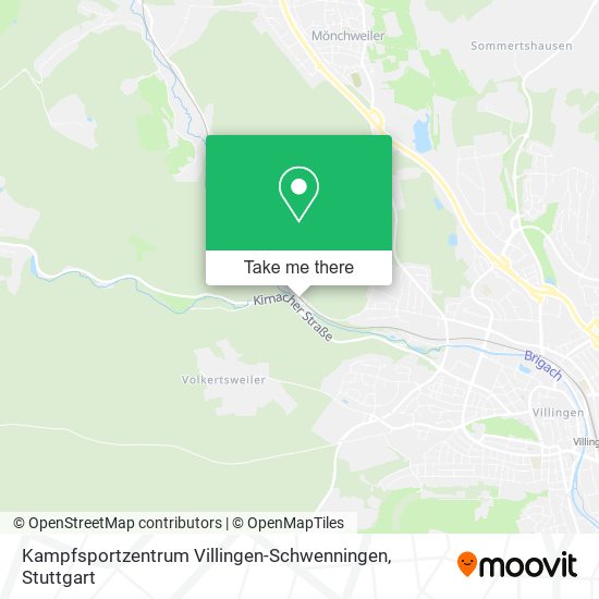Kampfsportzentrum Villingen-Schwenningen map